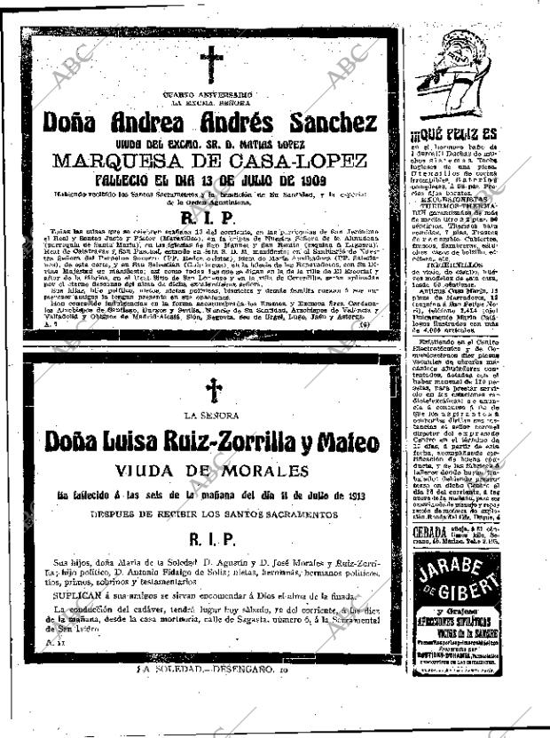ABC MADRID 12-07-1913 página 19