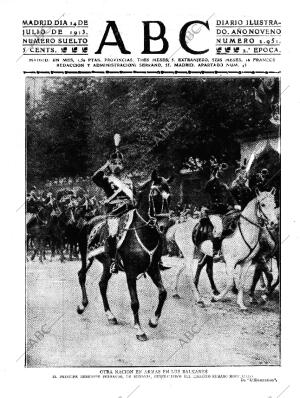ABC MADRID 14-07-1913 página 1