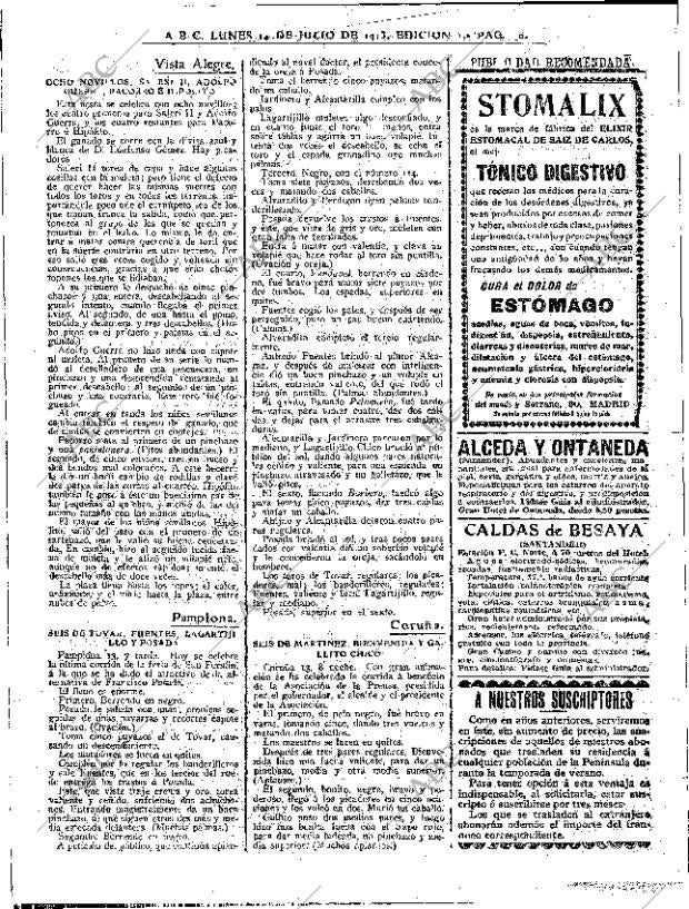 ABC MADRID 14-07-1913 página 10