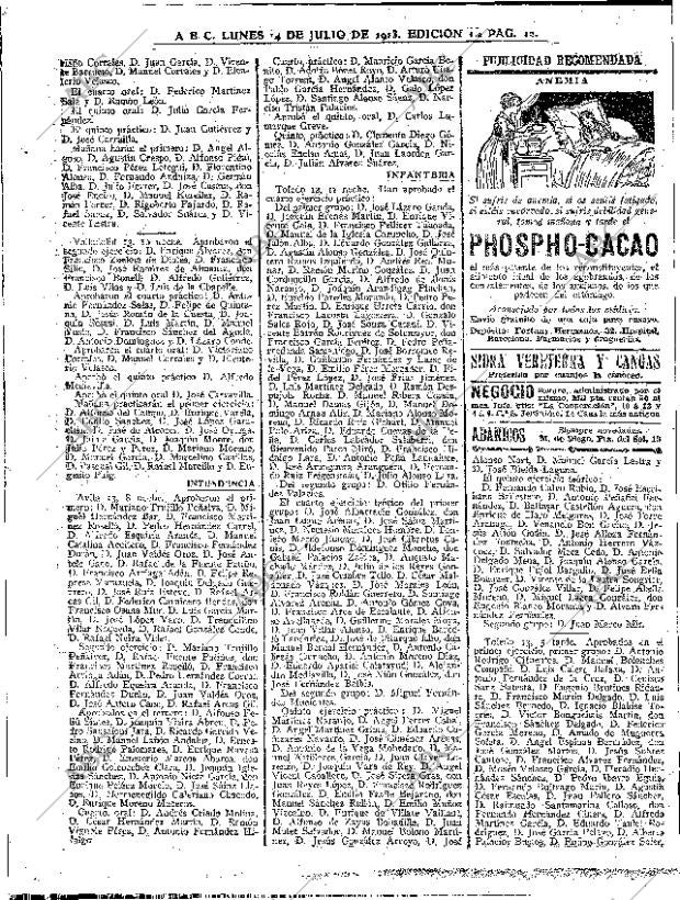 ABC MADRID 14-07-1913 página 12