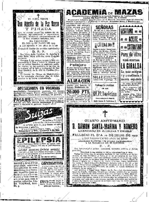 ABC MADRID 14-07-1913 página 16