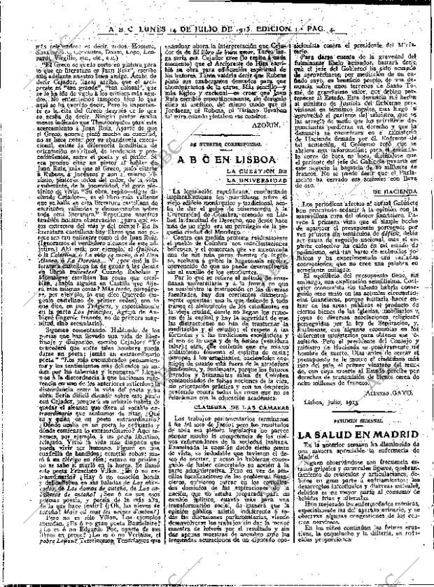 ABC MADRID 14-07-1913 página 4