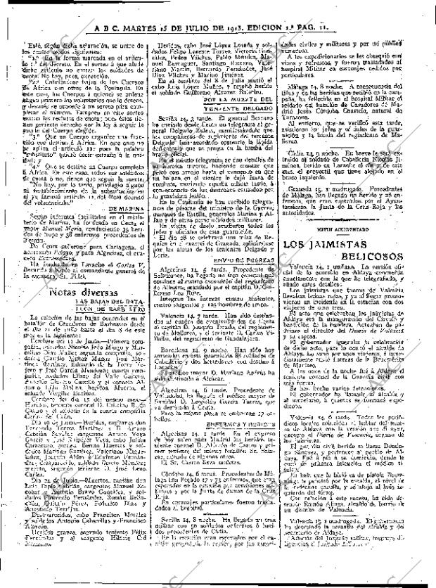 ABC MADRID 15-07-1913 página 11