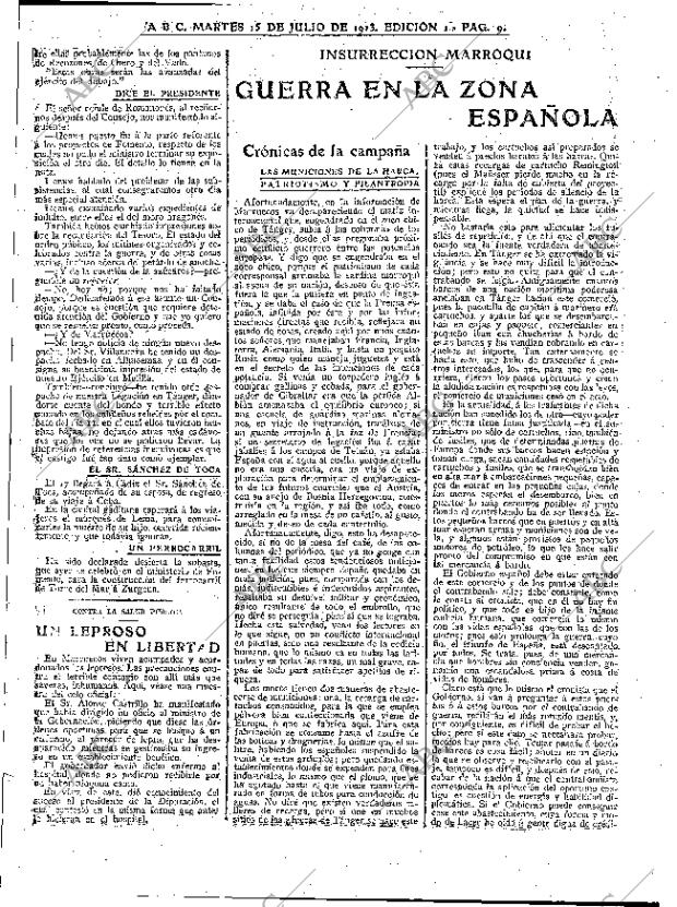 ABC MADRID 15-07-1913 página 9