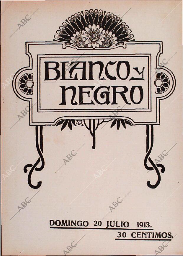BLANCO Y NEGRO MADRID 20-07-1913 página 1