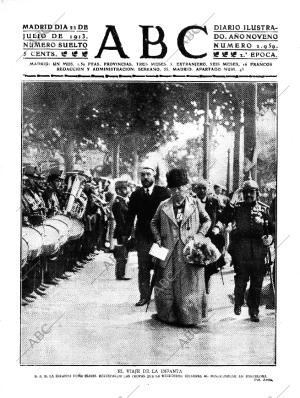 ABC MADRID 22-07-1913 página 1