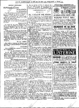 ABC MADRID 23-07-1913 página 10