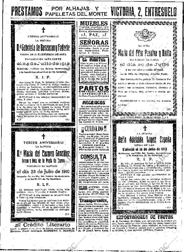 ABC MADRID 23-07-1913 página 20