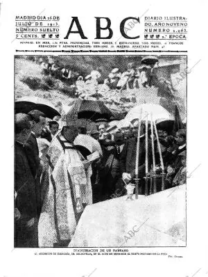 ABC MADRID 26-07-1913 página 1