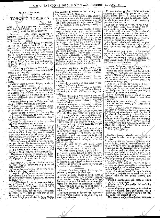 ABC MADRID 26-07-1913 página 11