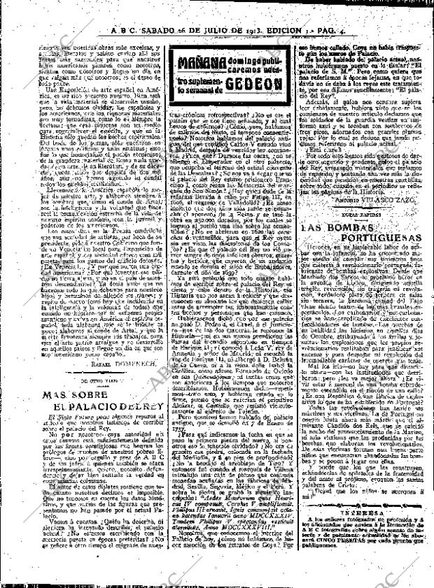 ABC MADRID 26-07-1913 página 4