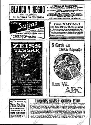 BLANCO Y NEGRO MADRID 27-07-1913 página 2