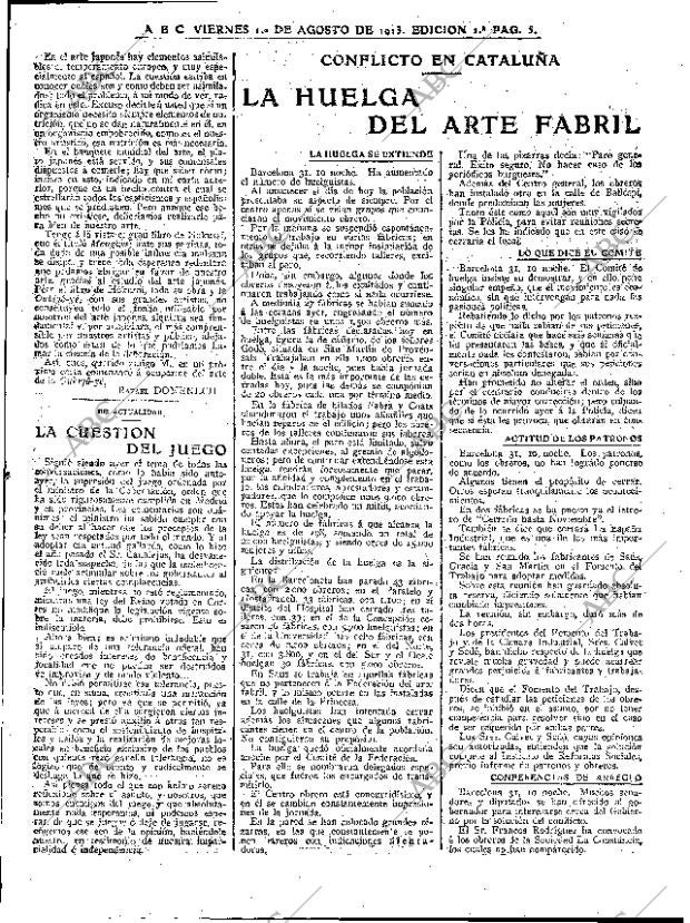 ABC MADRID 01-08-1913 página 5