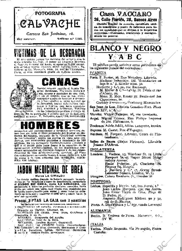 BLANCO Y NEGRO MADRID 03-08-1913 página 6