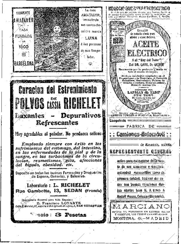 ABC MADRID 10-08-1913 página 16