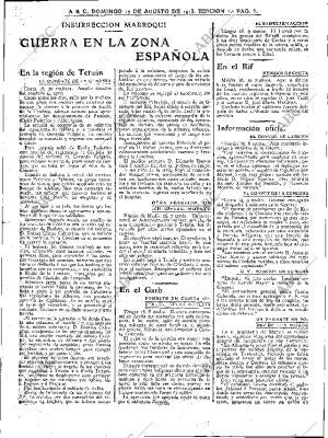 ABC MADRID 17-08-1913 página 5