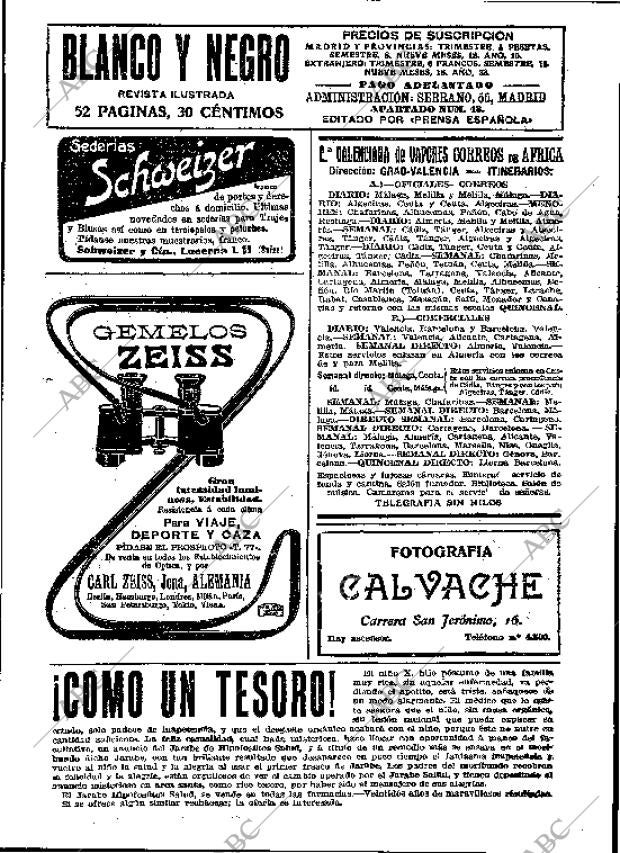 BLANCO Y NEGRO MADRID 17-08-1913 página 2