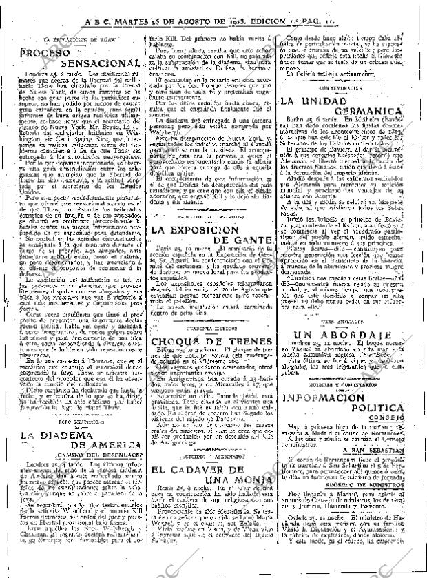 ABC MADRID 26-08-1913 página 11