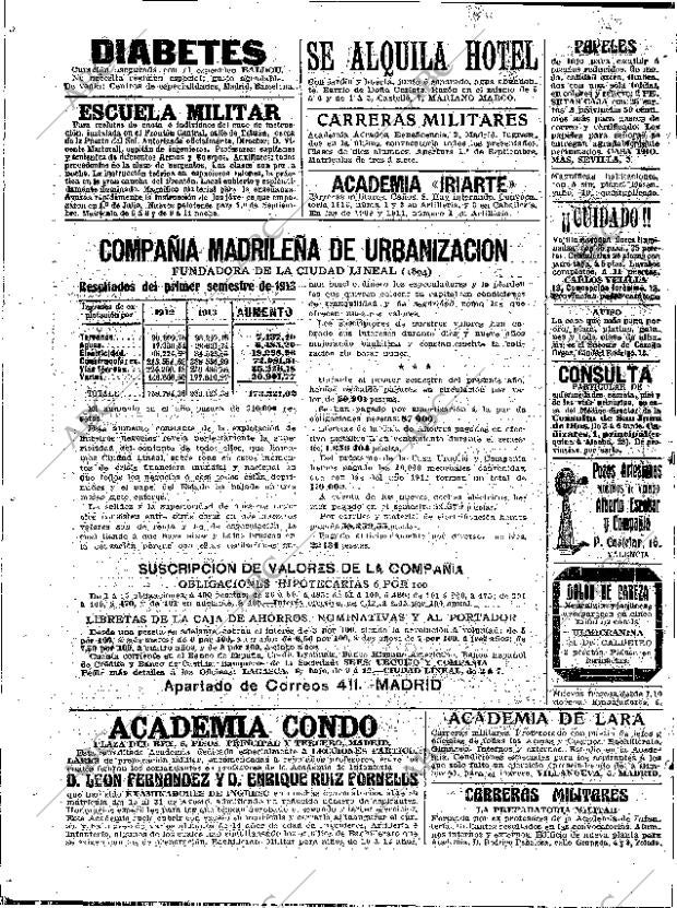 ABC MADRID 29-08-1913 página 20