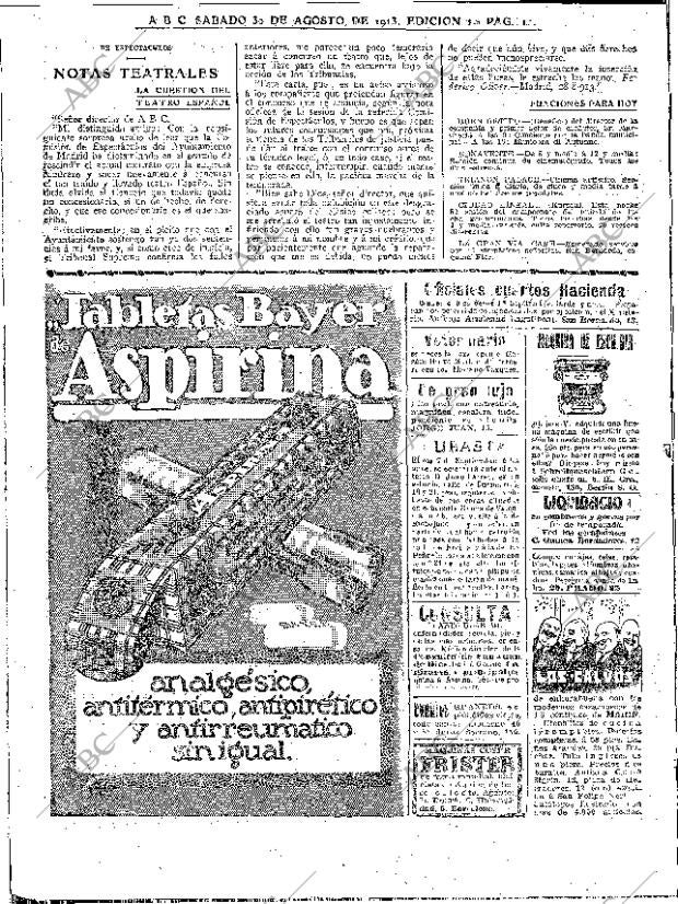 ABC MADRID 30-08-1913 página 16