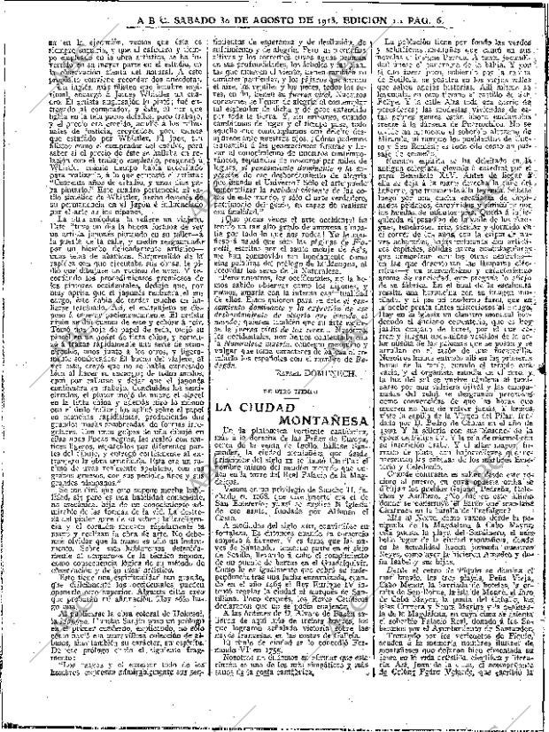 ABC MADRID 30-08-1913 página 6