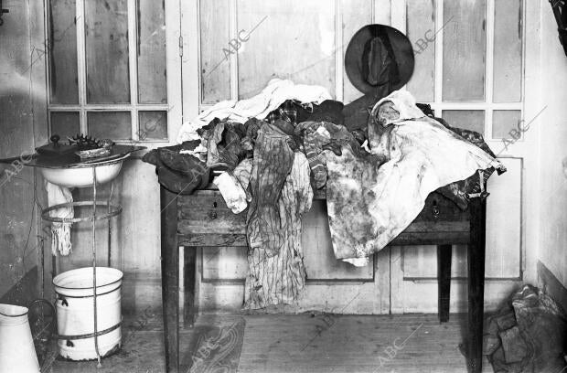 Ropas y efectos que llevaba el Sr. Jalón el día el día del crimen