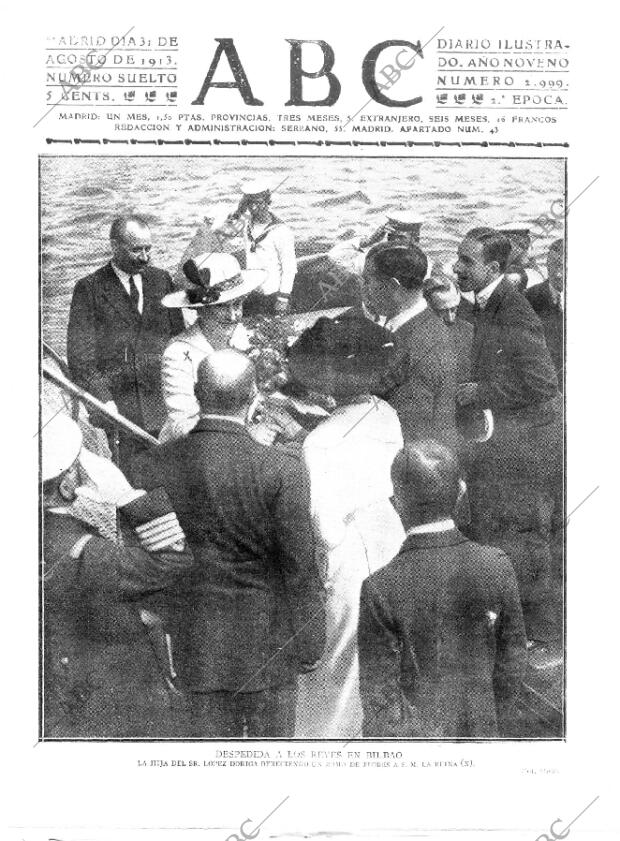 ABC MADRID 31-08-1913 página 1