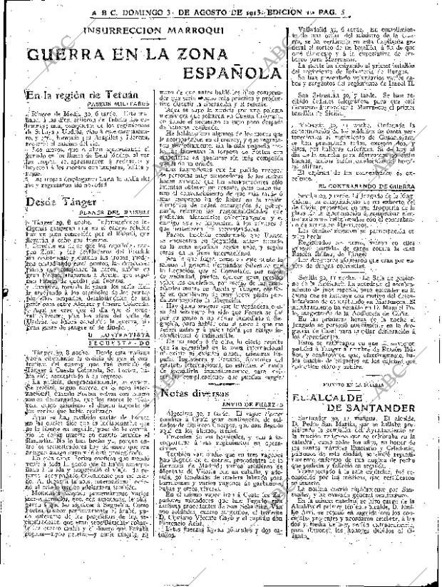 ABC MADRID 31-08-1913 página 5