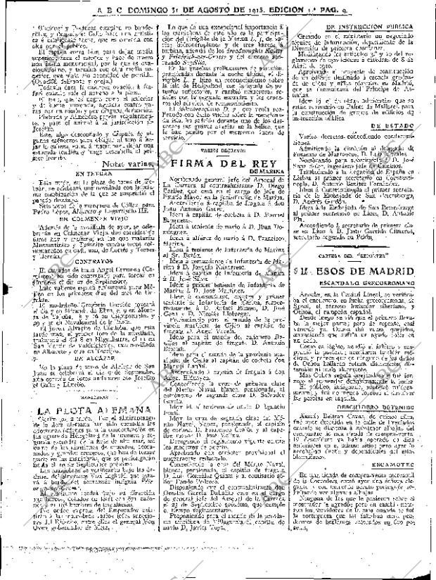ABC MADRID 31-08-1913 página 9