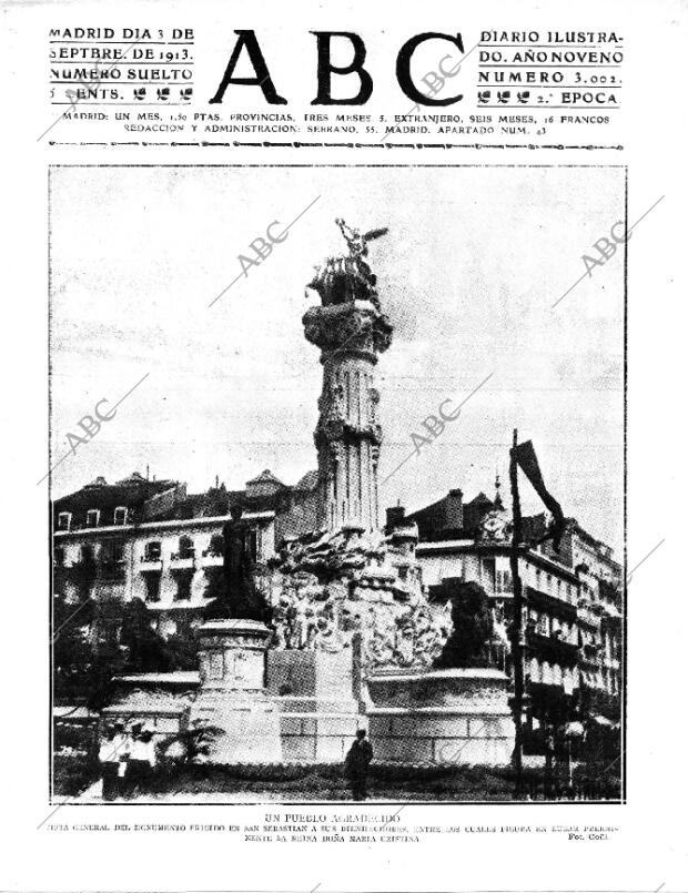 ABC MADRID 03-09-1913 página 1