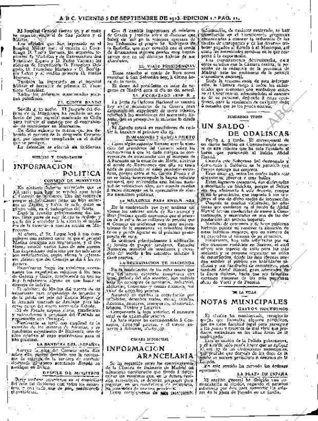 ABC MADRID 05-09-1913 página 11