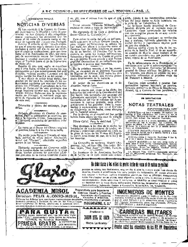 ABC MADRID 07-09-1913 página 15
