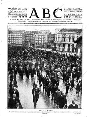 ABC MADRID 10-09-1913 página 1