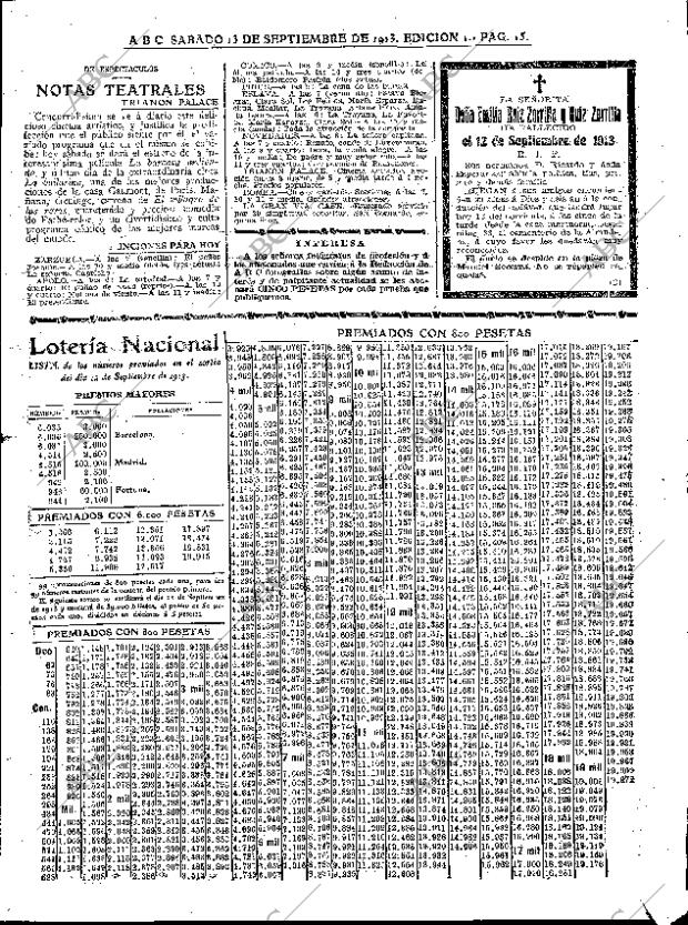 ABC MADRID 13-09-1913 página 15