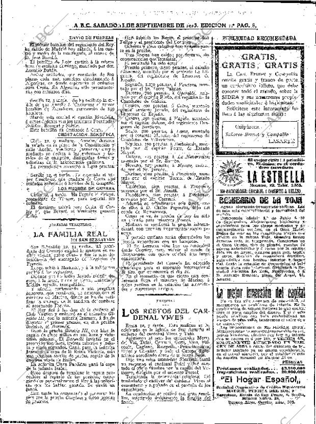 ABC MADRID 13-09-1913 página 8