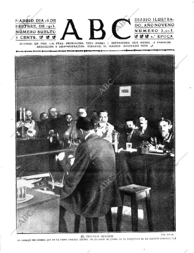 ABC MADRID 16-09-1913 página 1