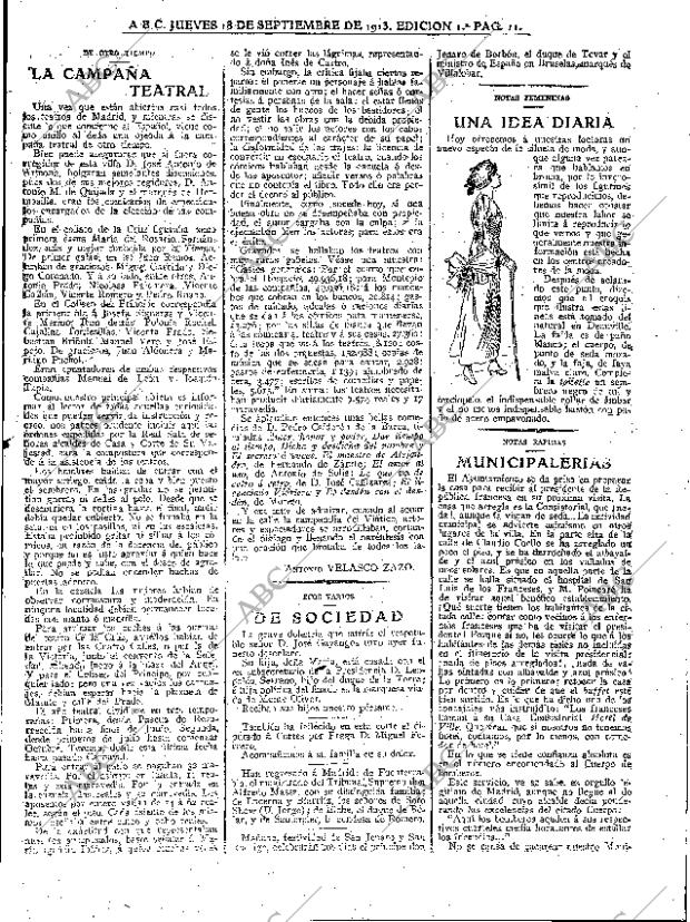 ABC MADRID 18-09-1913 página 11