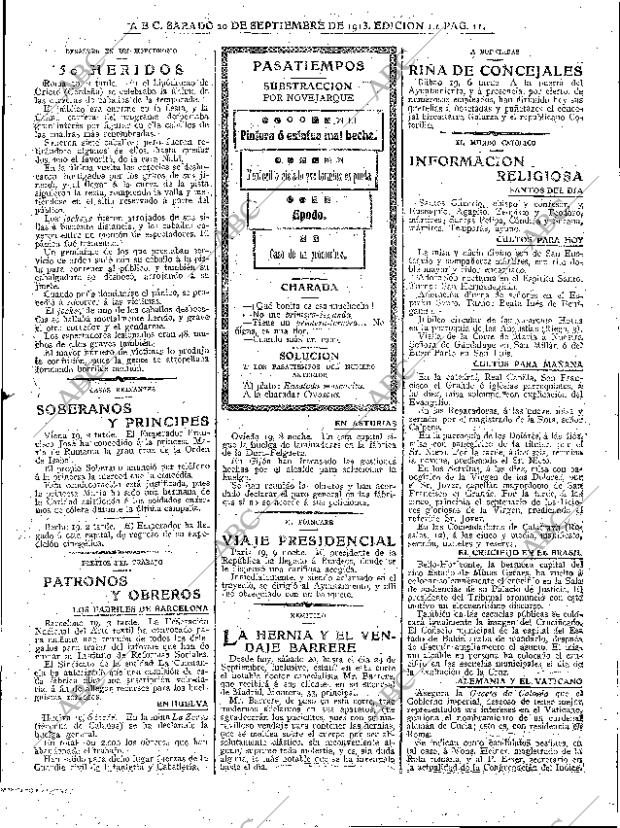 ABC MADRID 20-09-1913 página 11