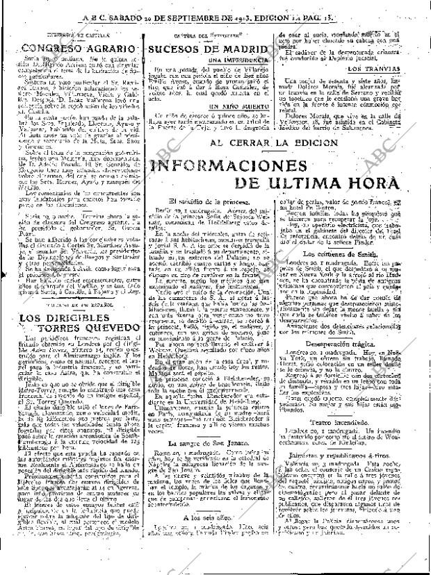 ABC MADRID 20-09-1913 página 13