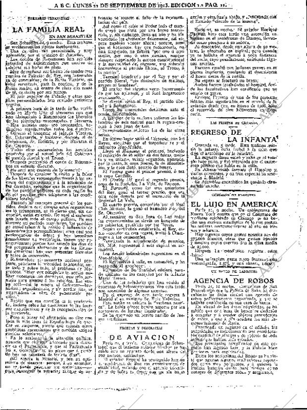 ABC MADRID 22-09-1913 página 11