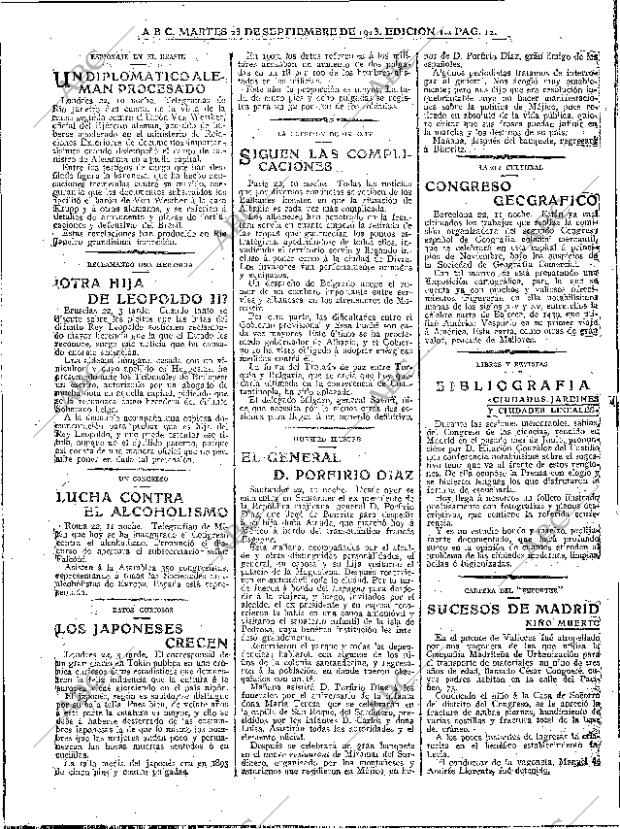 ABC MADRID 23-09-1913 página 12