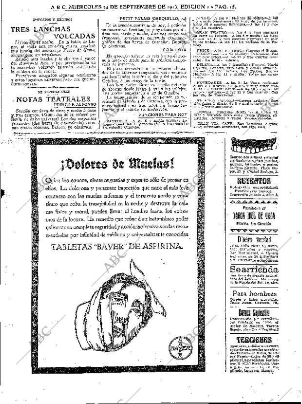 ABC MADRID 24-09-1913 página 15