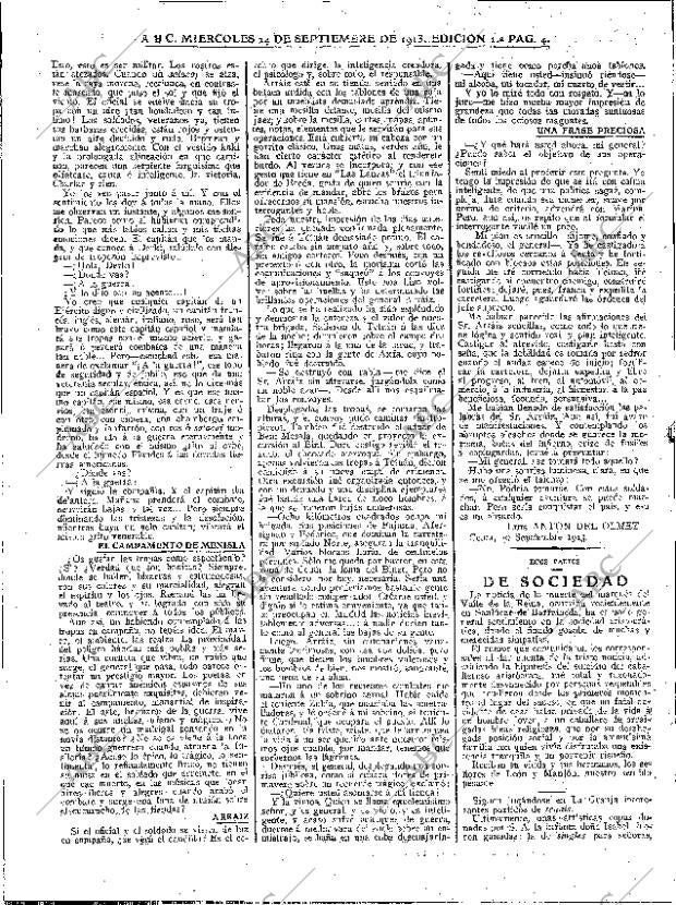 ABC MADRID 24-09-1913 página 4