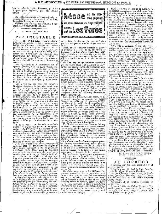 ABC MADRID 24-09-1913 página 5