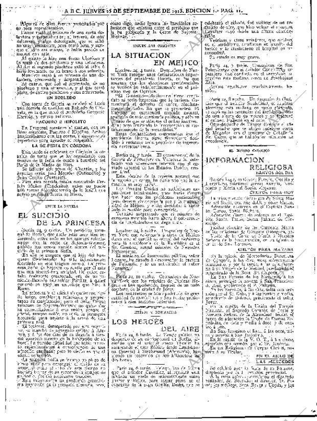 ABC MADRID 25-09-1913 página 11