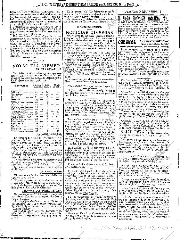 ABC MADRID 25-09-1913 página 12