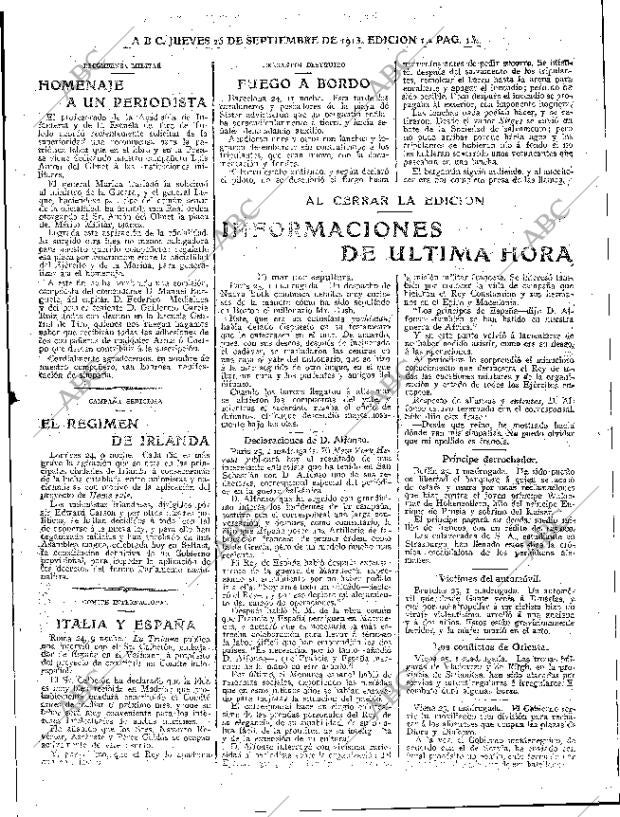 ABC MADRID 25-09-1913 página 13