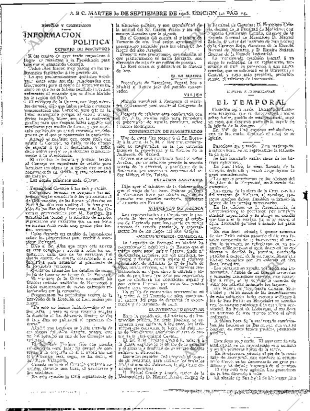 ABC MADRID 30-09-1913 página 14