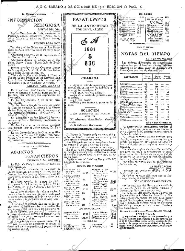 ABC MADRID 04-10-1913 página 15