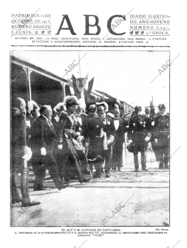 ABC MADRID 12-10-1913 página 1